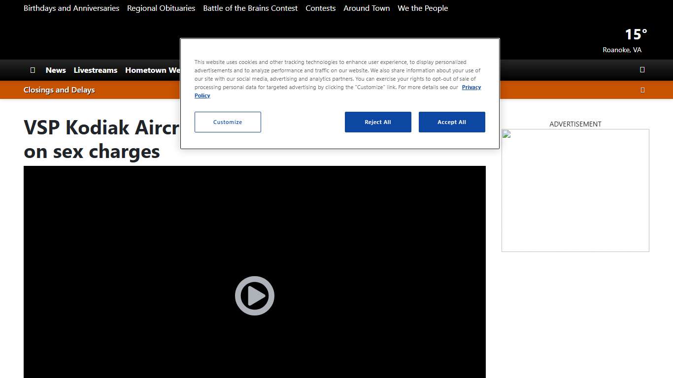 VSP Kodiak Aircraft crew arrests Michigan man on sex charges